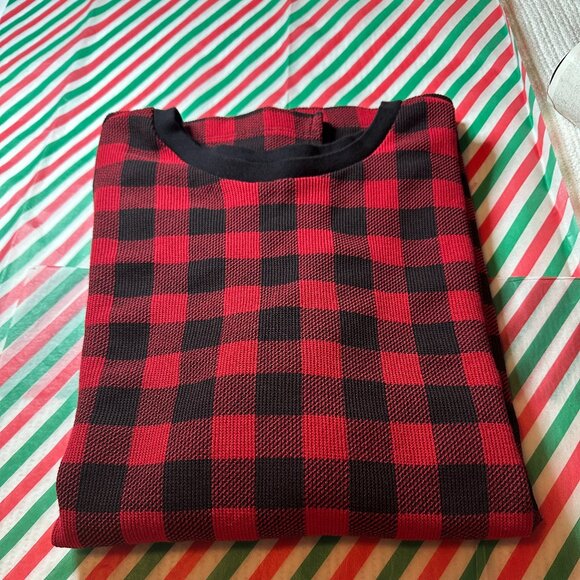 Women's Midnight Carole Hochman Red & Black 2 pc Pajama Set Size xl NWOT - Picture 1 of 7